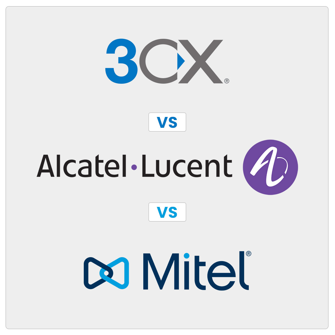 3CX vs ALCATEL vs MITEL