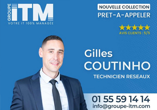 Gilles Coutinho - expert réseau du GROUPE ITM